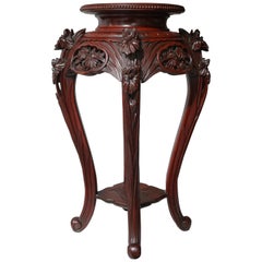 Pedestal de casa de campo de palisandro chino