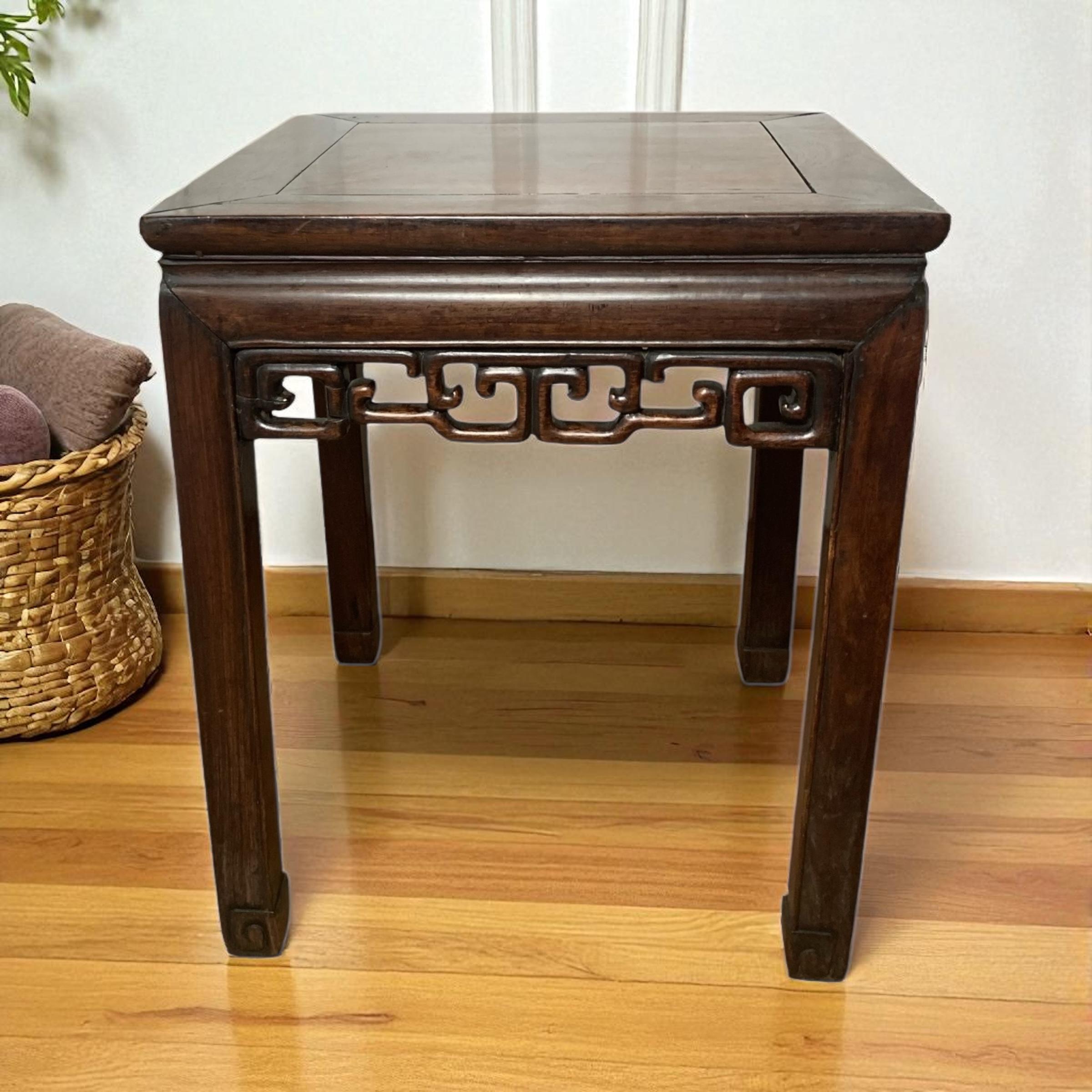 Mesa baja china de palisandro c.1890-1900 en venta 1