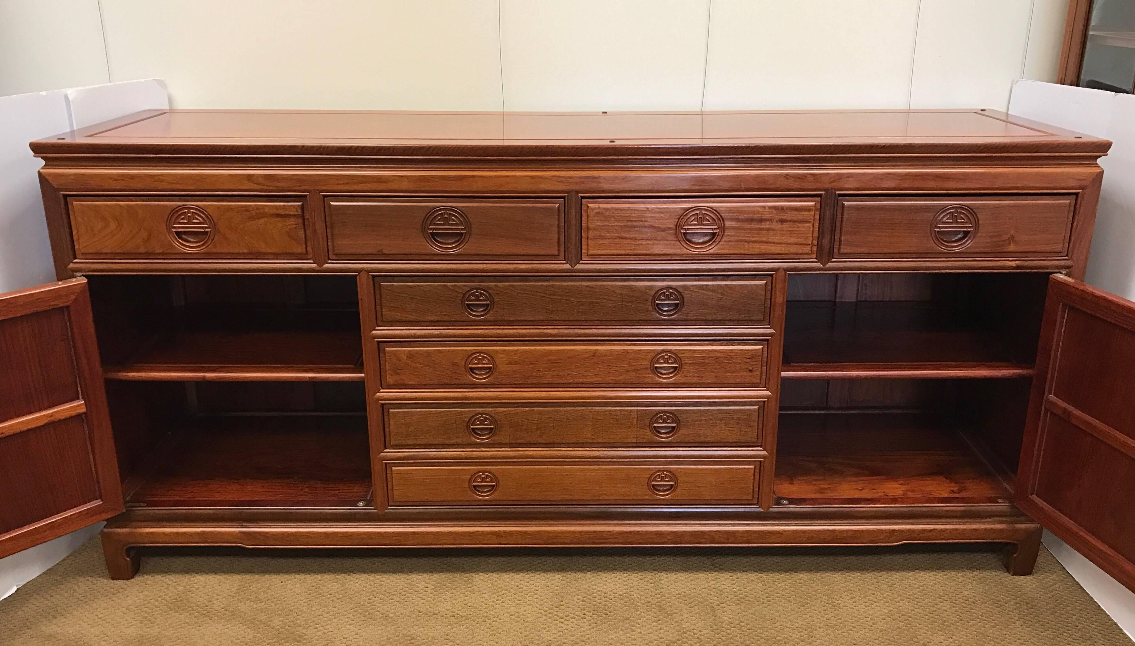 rosewood buffet sideboard server credenza