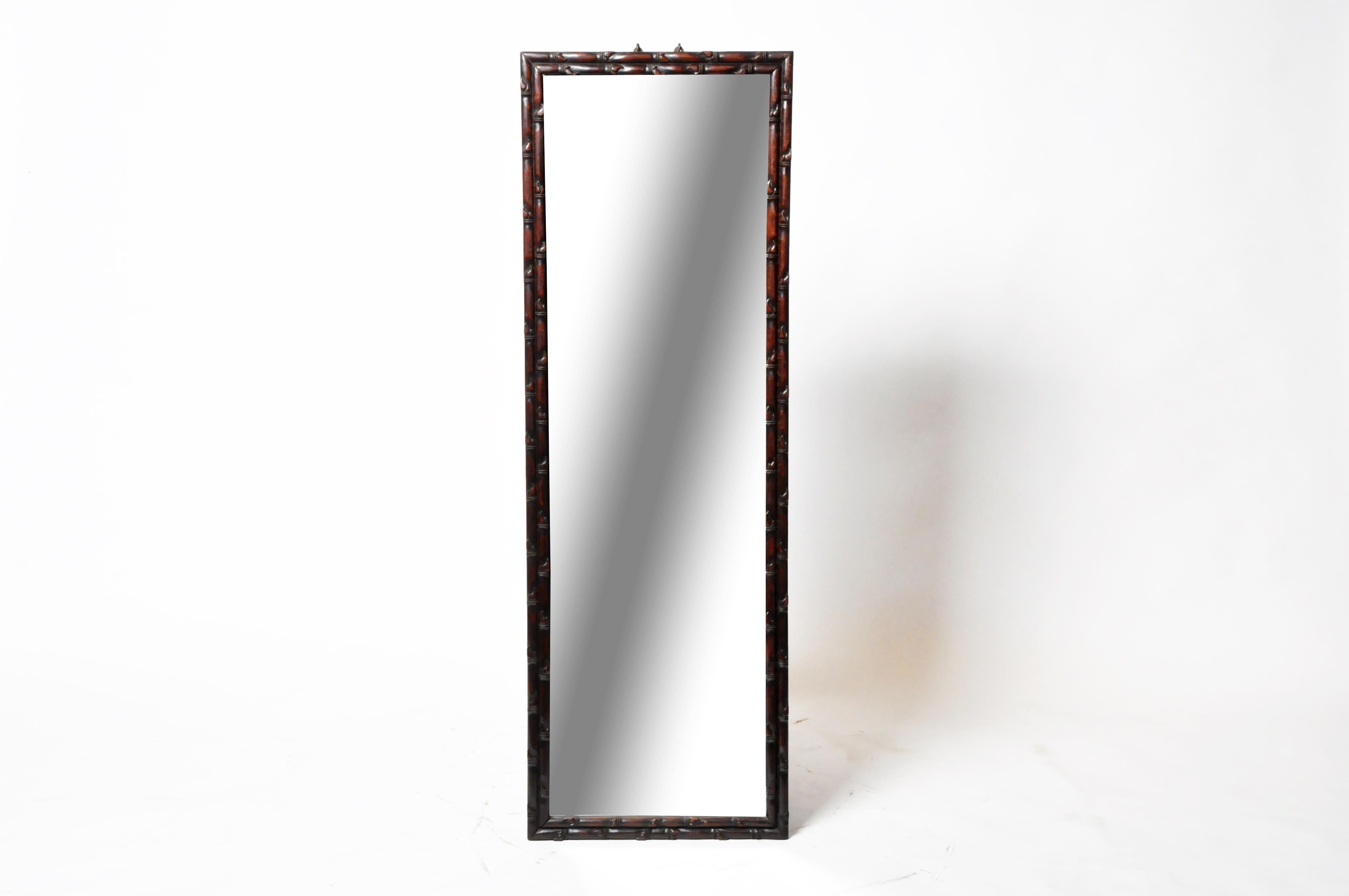 20th Century Chinese Rosewood Mirror For Sale