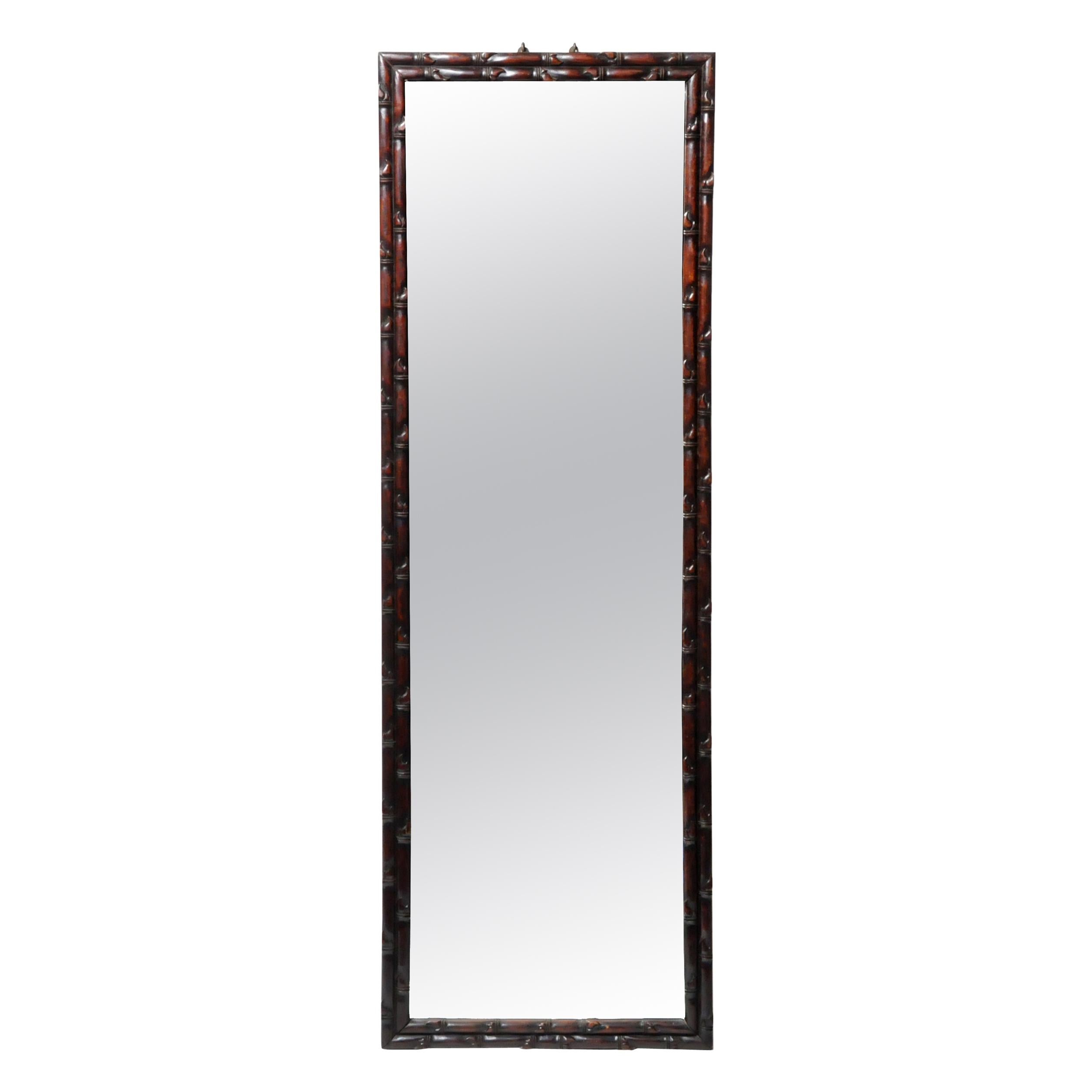 Chinese Rosewood Mirror For Sale