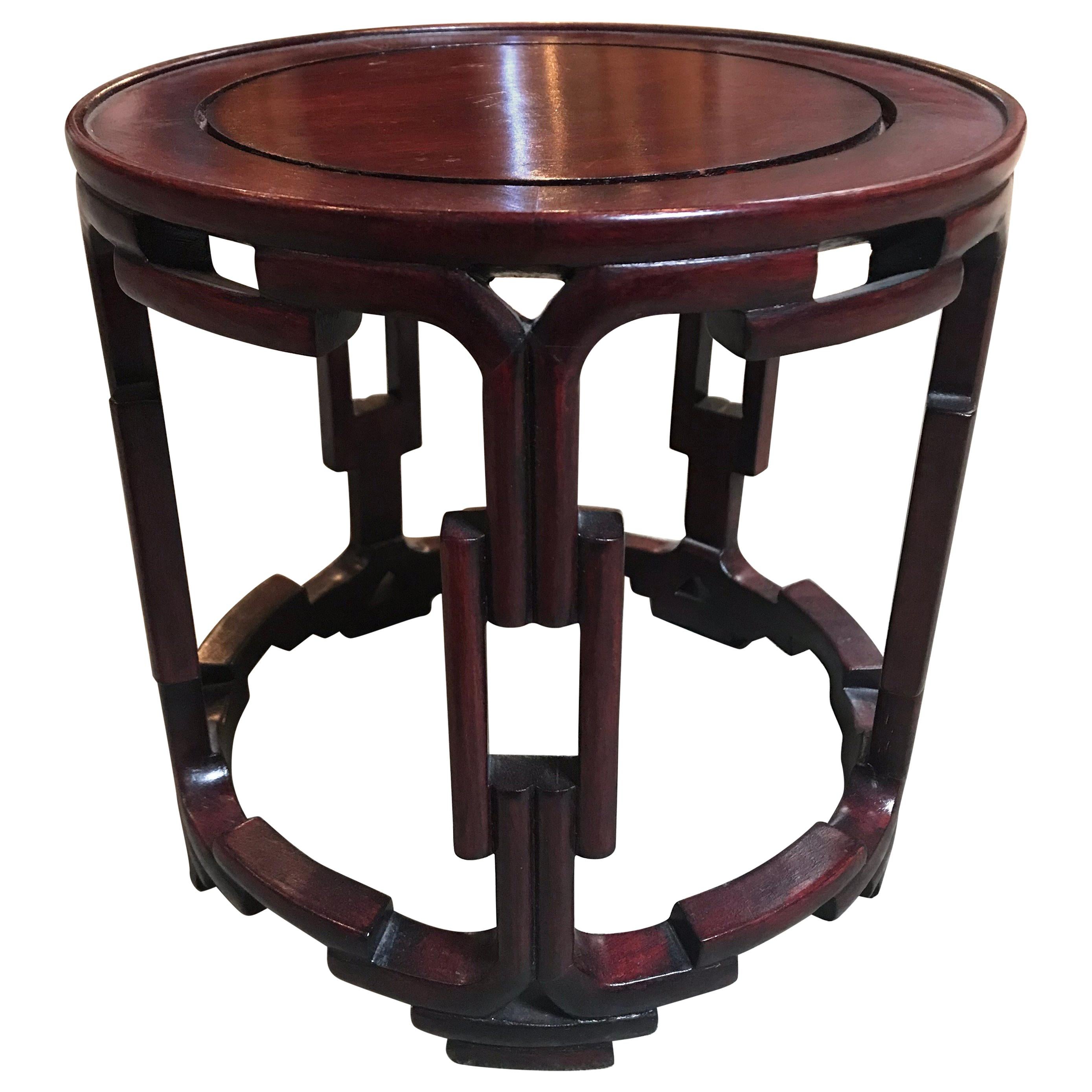 Stand de table chinois en bois de rose en vente