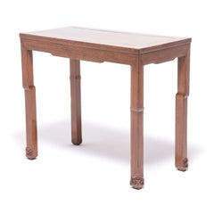 Fine Chinese Wine Table with Stepped Legs, c. 1900