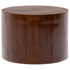 Chinese Round Crushed Bamboo Table