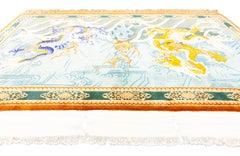 Chinese Rug By Walter Nichols in Relief-Technique