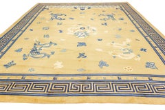 Chinese Rug Ningxia 5 Dragons