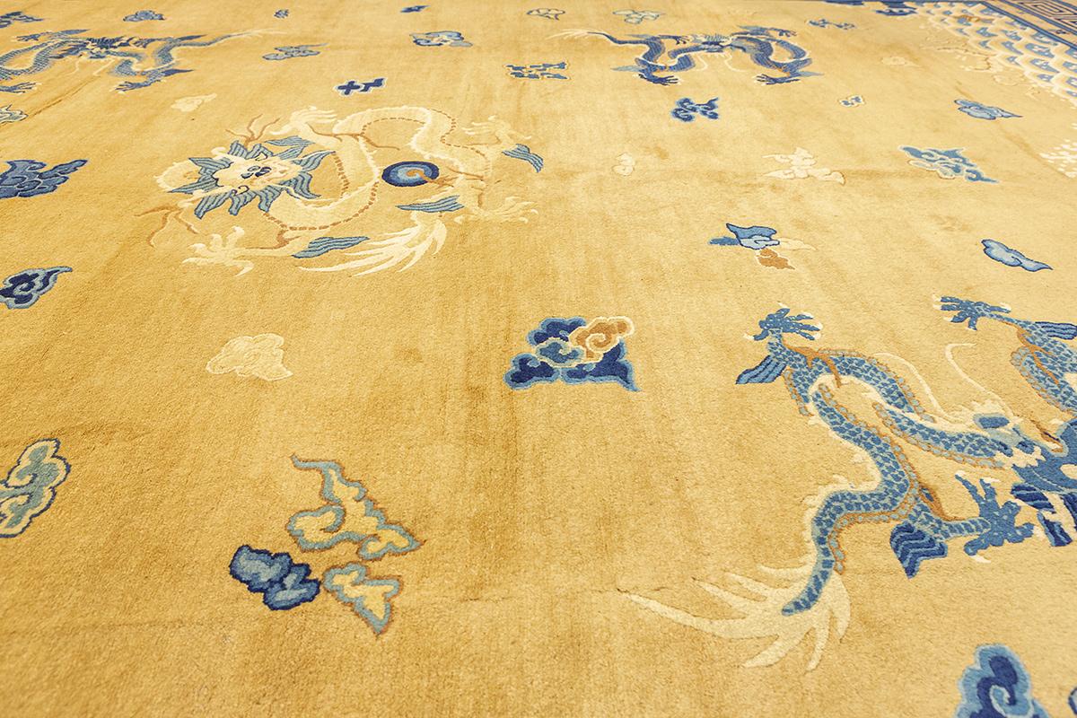 Alfombra China Ningxia 5 Dragones en Bueno estado para la venta en Ferrara, IT