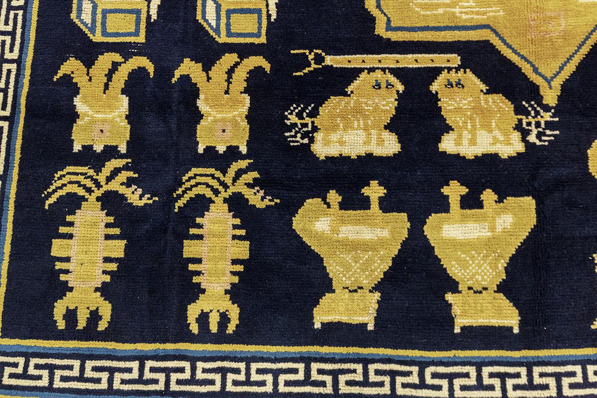 Chinese Rug Ningxia (Wolle) im Angebot