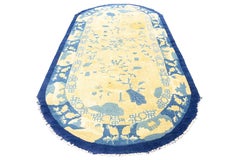 Chinese Rug Peking Oval