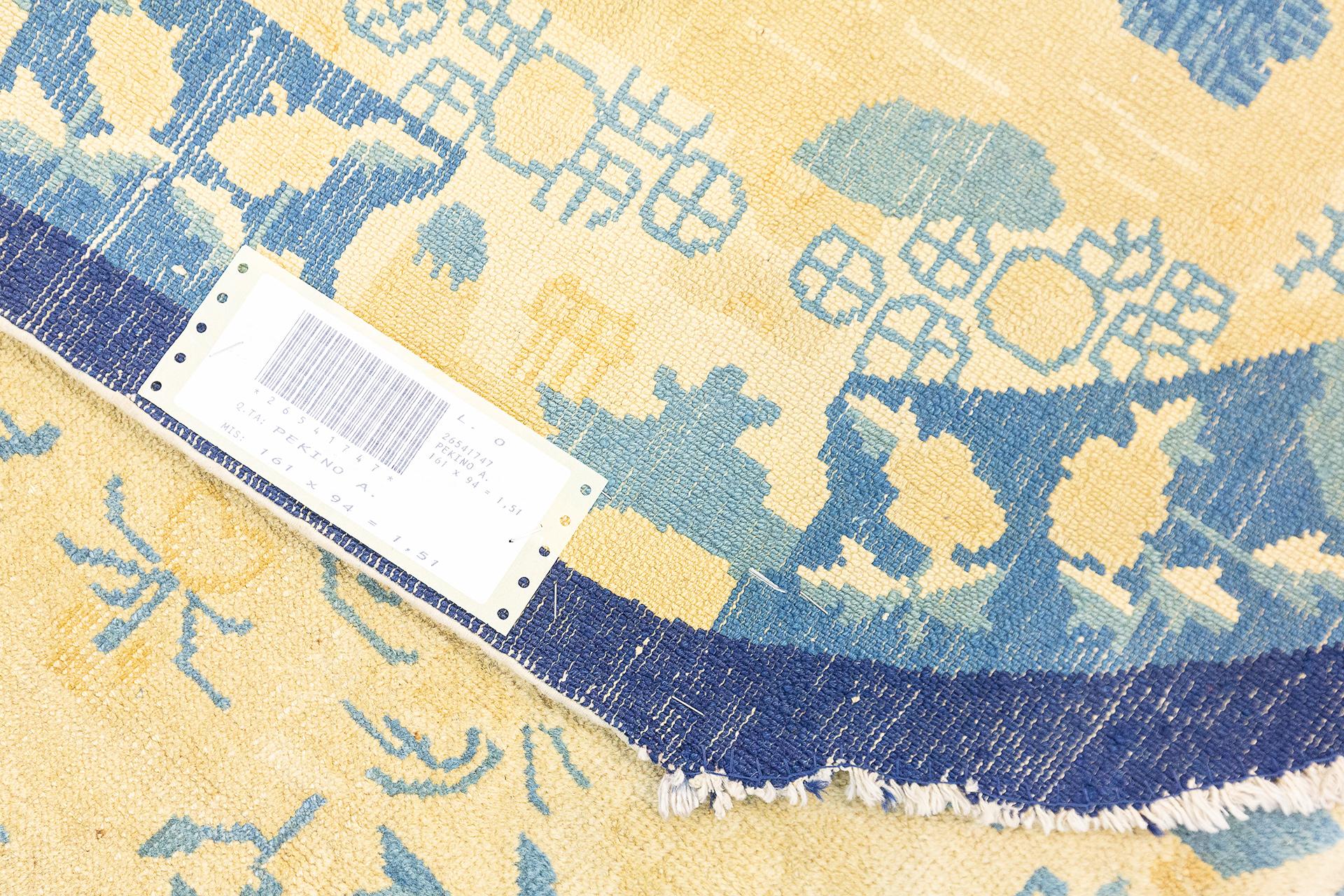 Tapis chinois Pékin ovale en vente 1