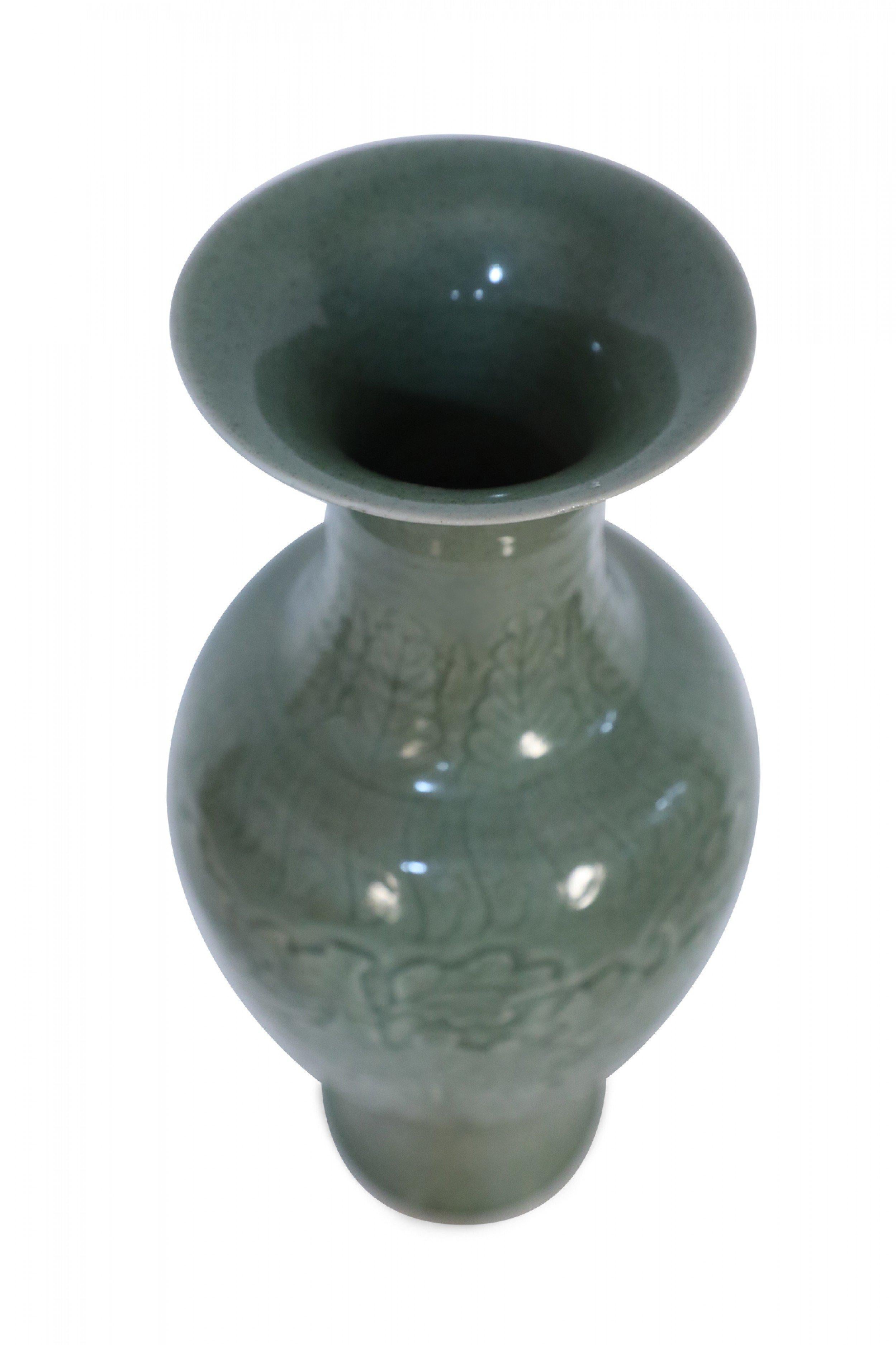 Chinese Sage and Tonal Motif Tall Porcelain Vase 5