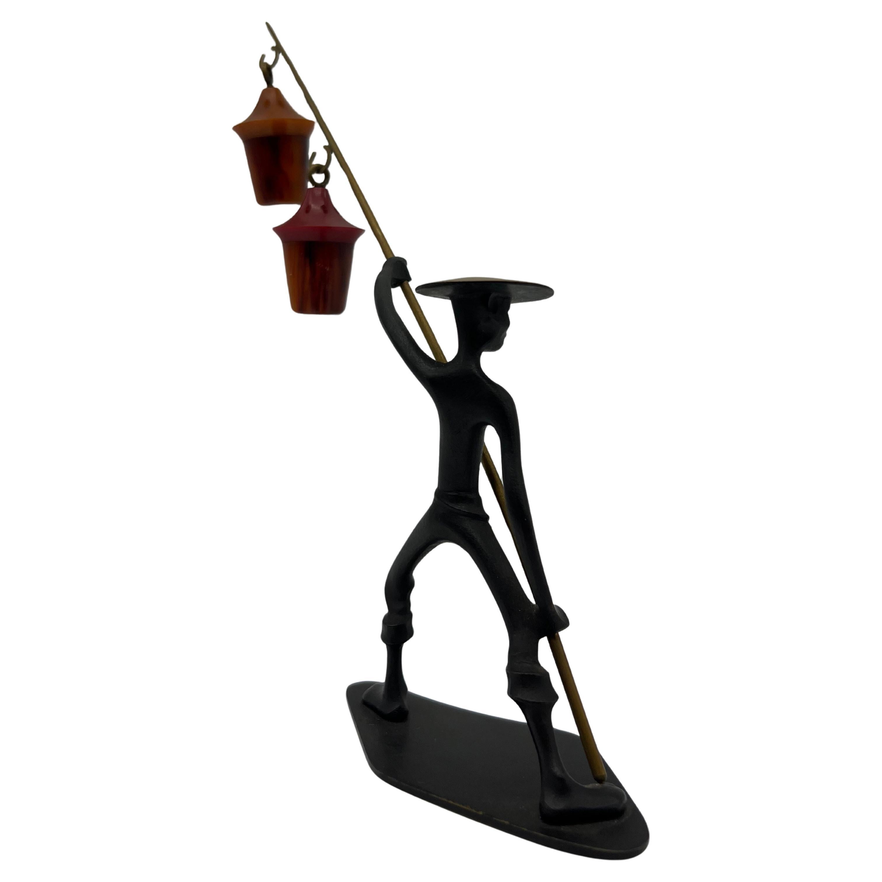 Richard Rohac, Figura cinese, saliera e pepiera, Austria, 1955.
