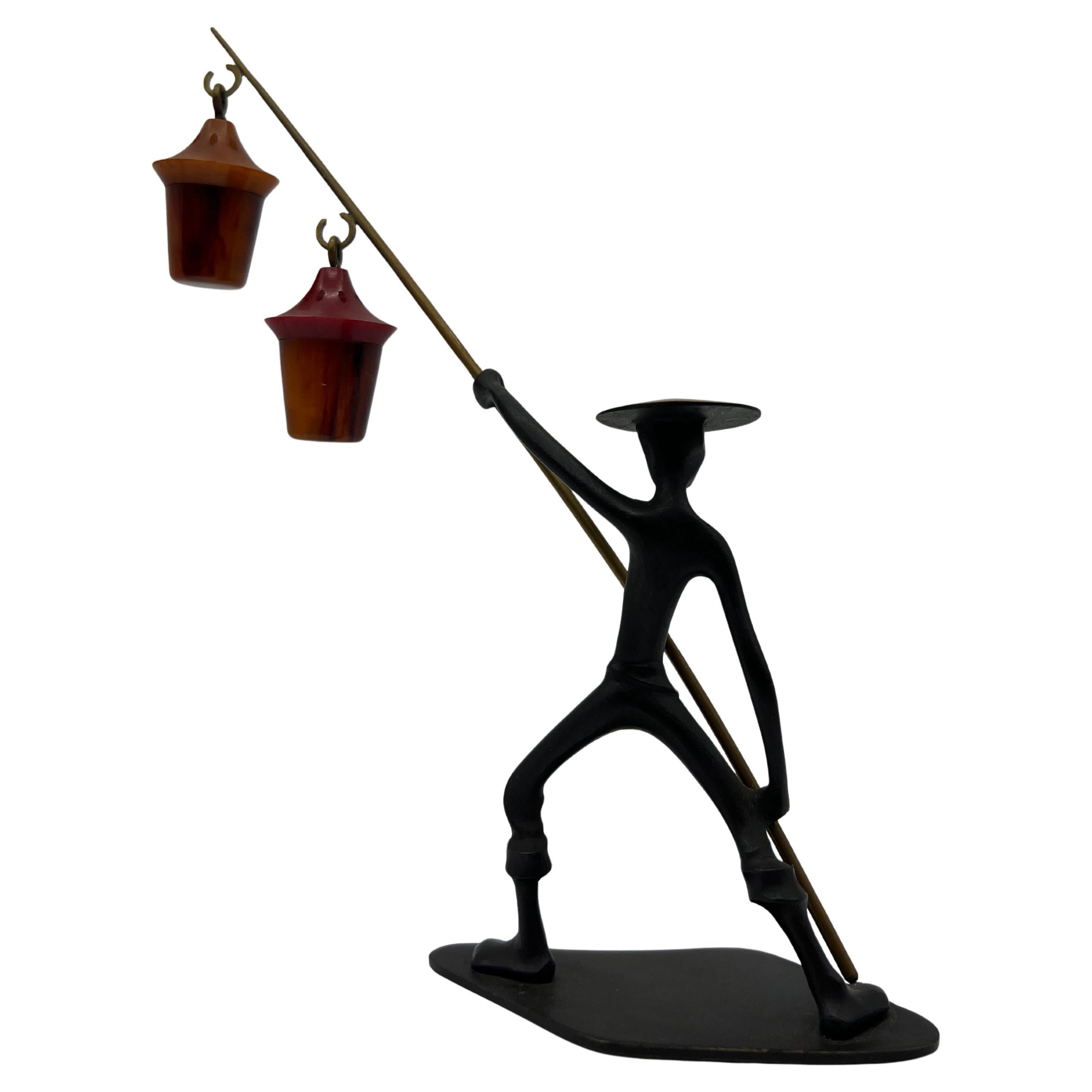 Scultura cinese di sale e pepe di Richard Rohac, 1955 In condizioni buone in vendita a Wien, AT