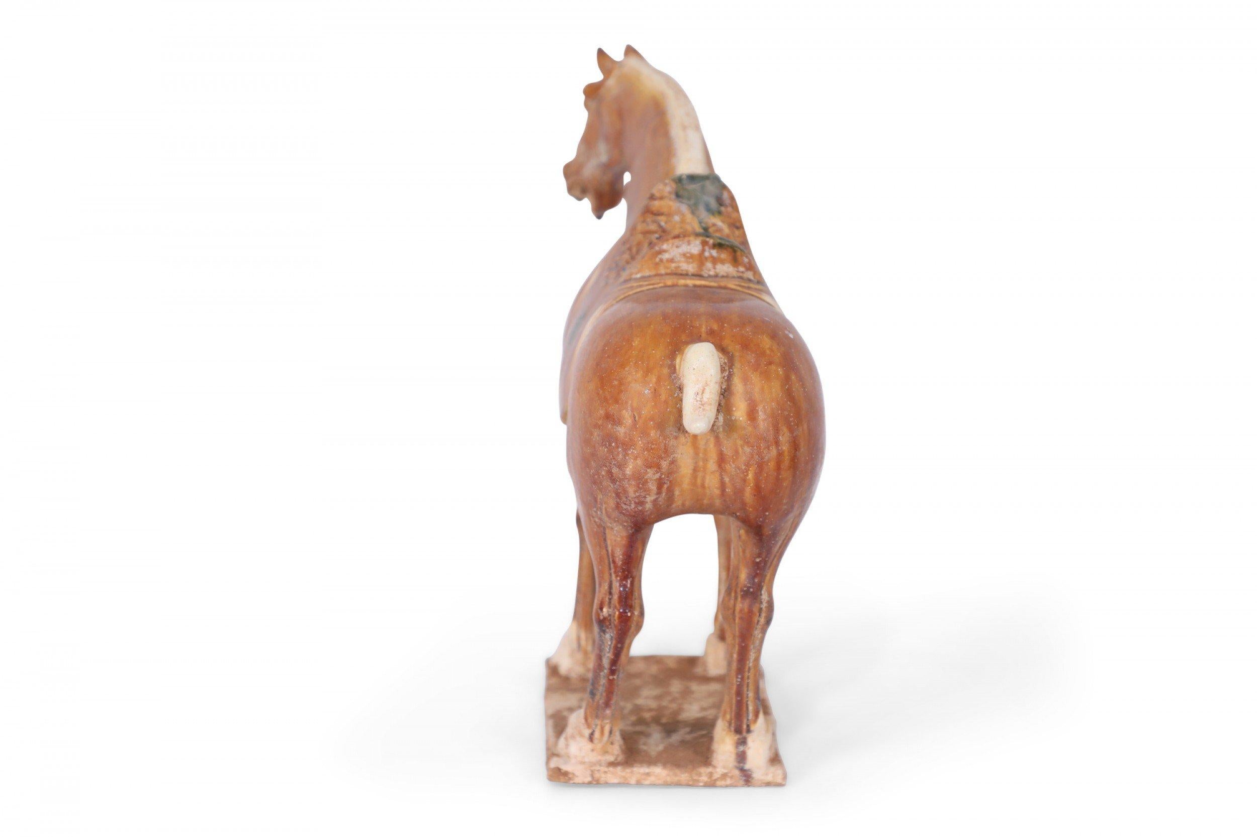 Chinese Sancai Glazed Tang Dynasty-Style Horse Figure In Good Condition For Sale In New York, NY