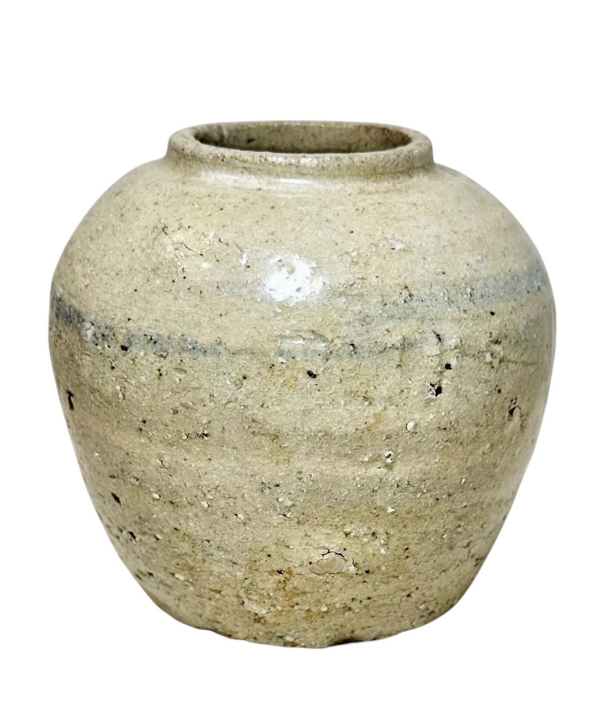 18th Century and Earlier Chinese Sandstone Vase For Sale