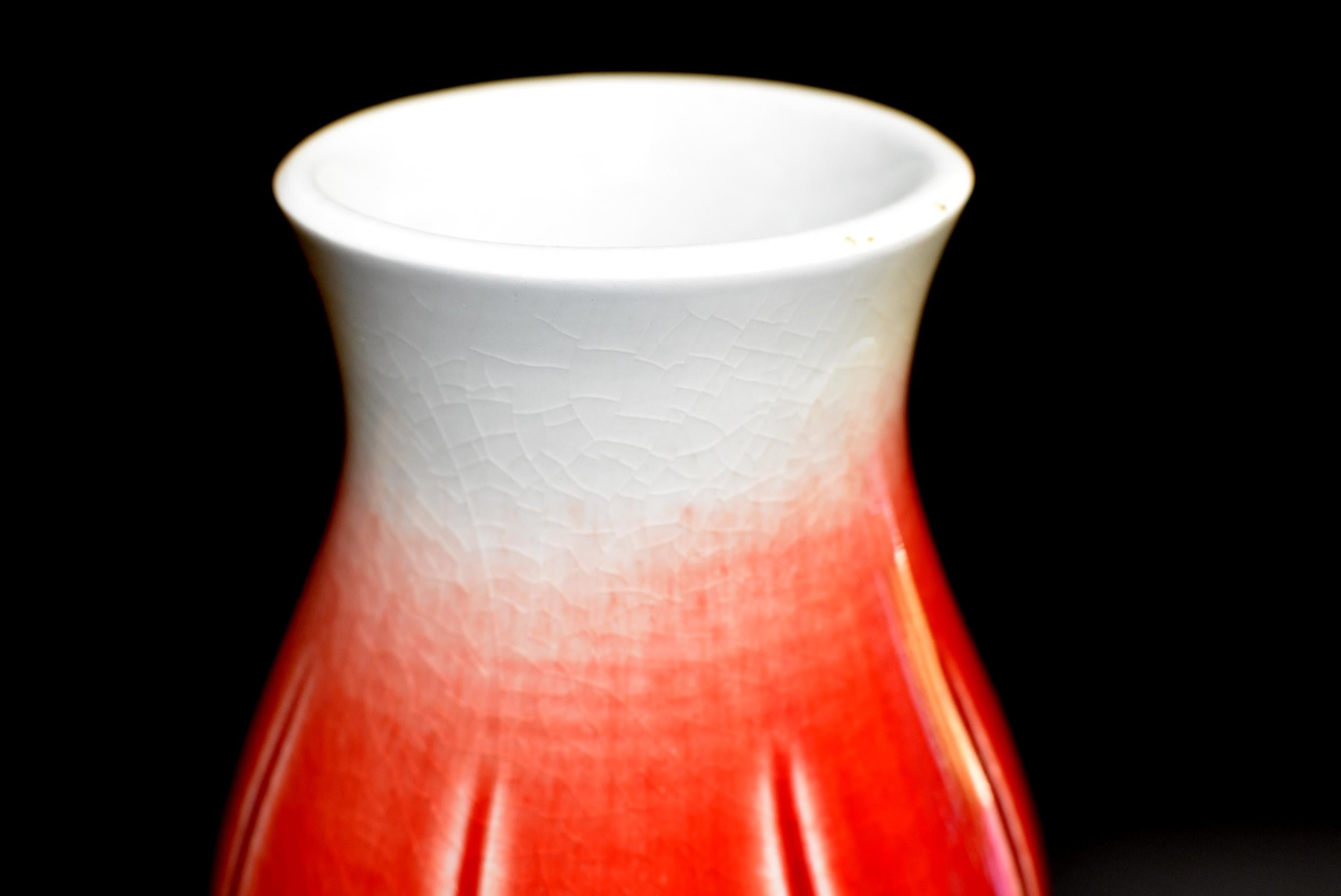 Vase chinois en porcelaine rouge sang de bœuf sang-de-bœuf en vente 8