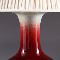 Chinese Sang De Boeuf Vase Mounted as a Table Lamp, 20th Century