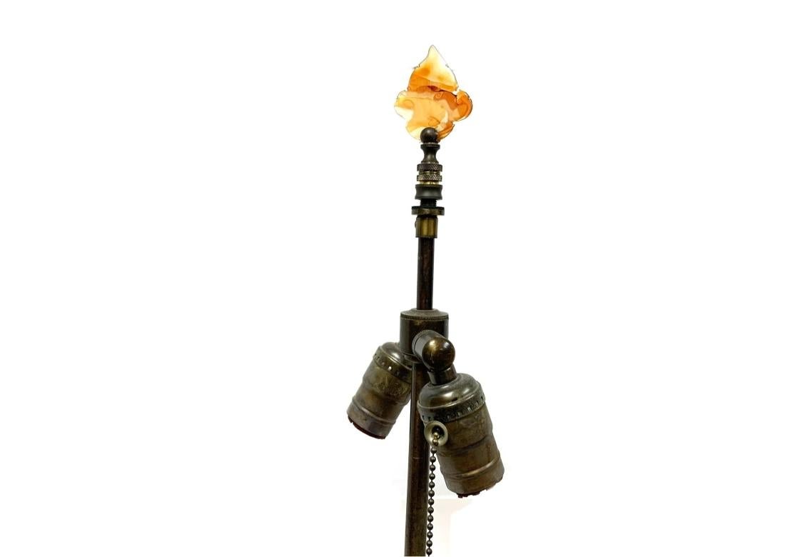 Chinese Sang De Bouef Glazed Pottery Vase Form Table Lamp For Sale 2