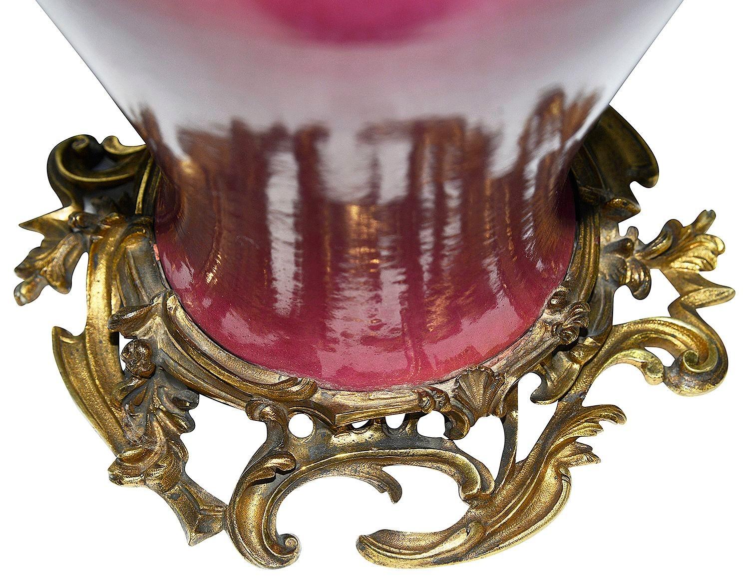 XIXe siècle Vase / lampe chinois Sang Du Bœuf, 1860 en vente
