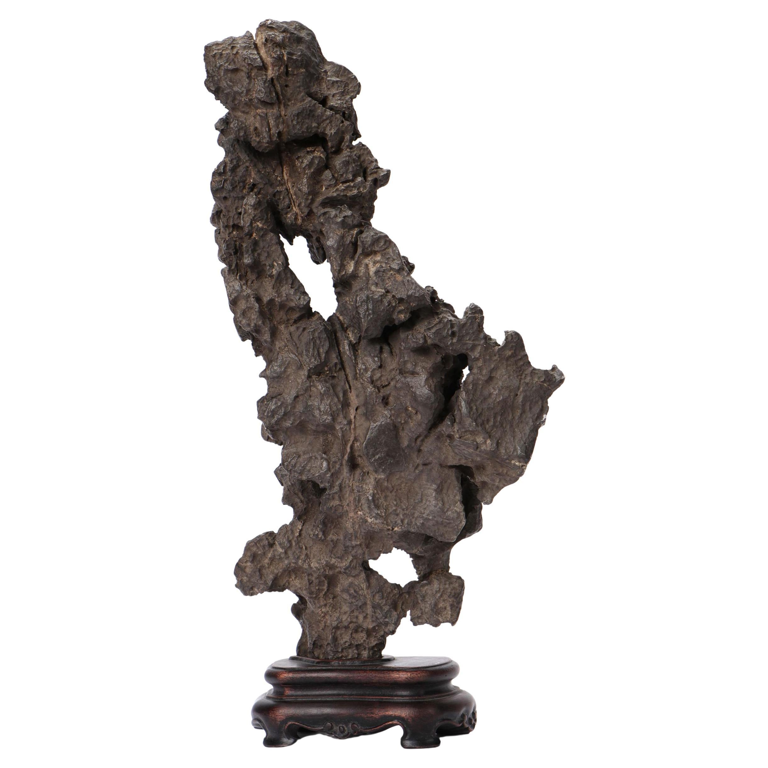 Chinese Scholar Rock Ying Stone on Display Stand at 1stDibs | a 'ying ...