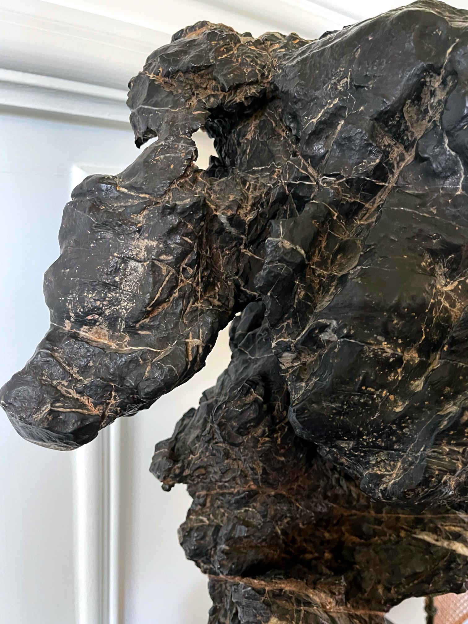 Large and Substantial Chinese Scholar Rock on Display Stand For Sale 6
