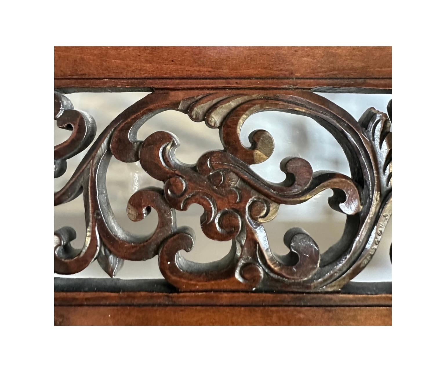 L'étude d'un érudit chinois  Écran miroir. Bon état - En vente à Nantwich, GB