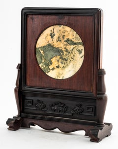 Chinese Scholar's Screen with Dreamstone Insert
