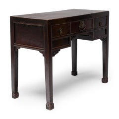 Chinese Scroll Foot Writing Desk, c. 1850