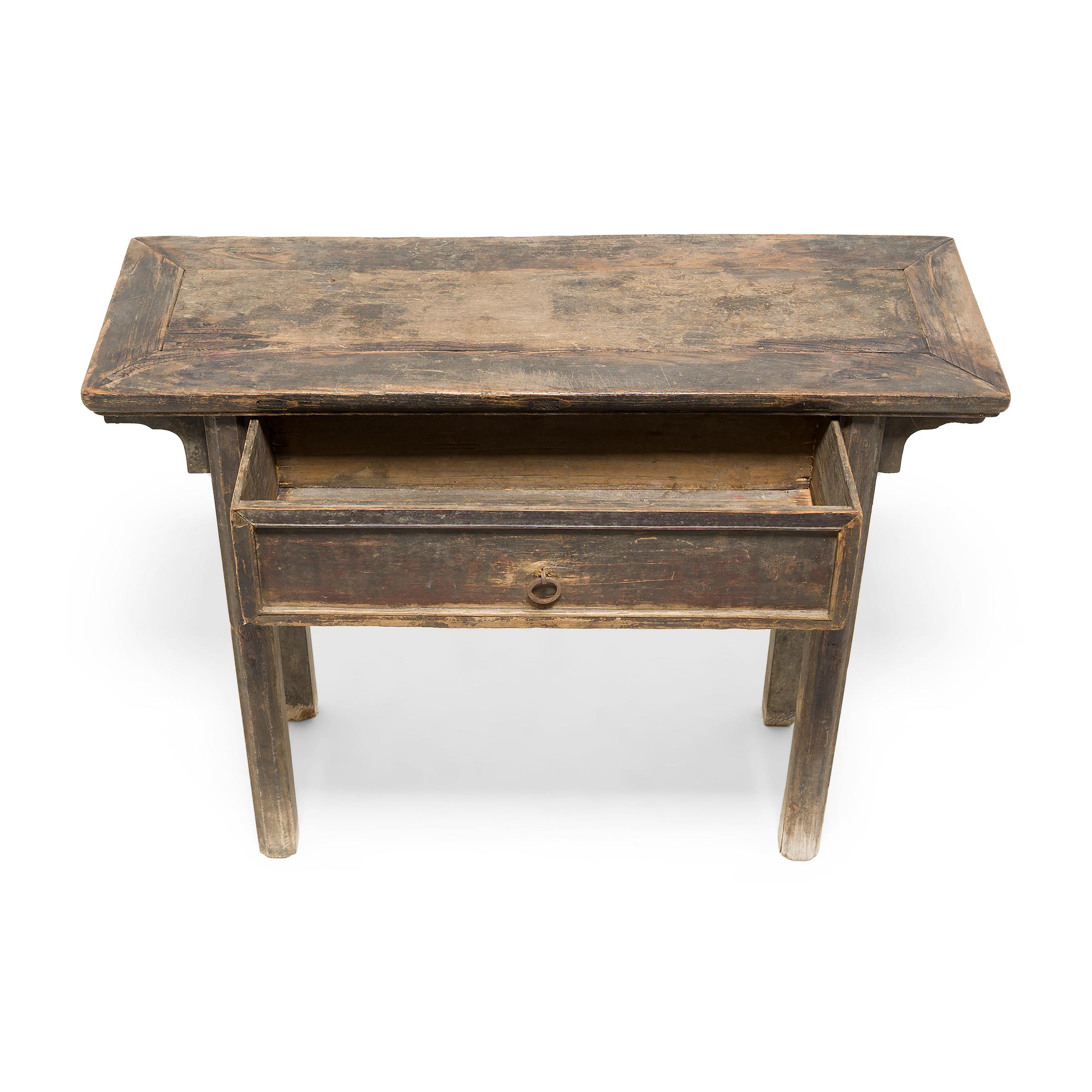 19th Century Chinese Shallow Offering Table, c. 1800 For Sale