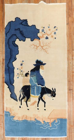 Tapis pictural Mule berger chinois