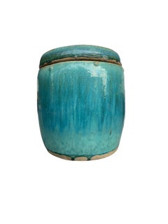 Chinese Shiwan Glazed Ceramic Jar / Planter, c. 1900