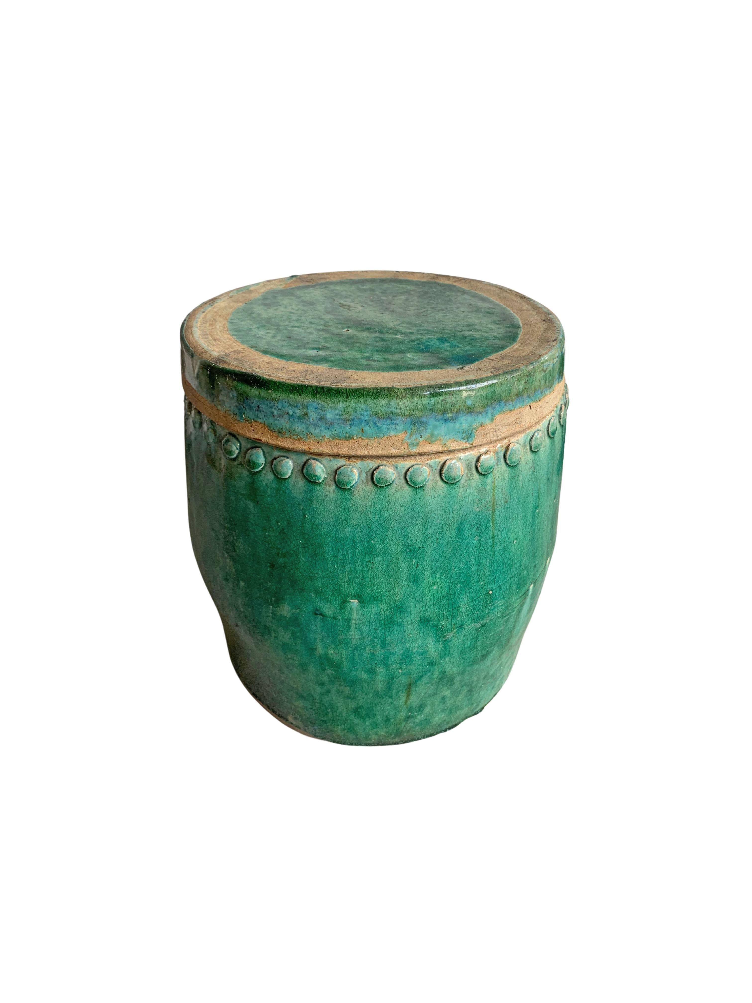 A wonderful green glaze typical of Chinese 