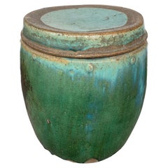 Vaso / fioriera in ceramica smaltata cinese Shiwan Greene & Greene, 1900 ca.