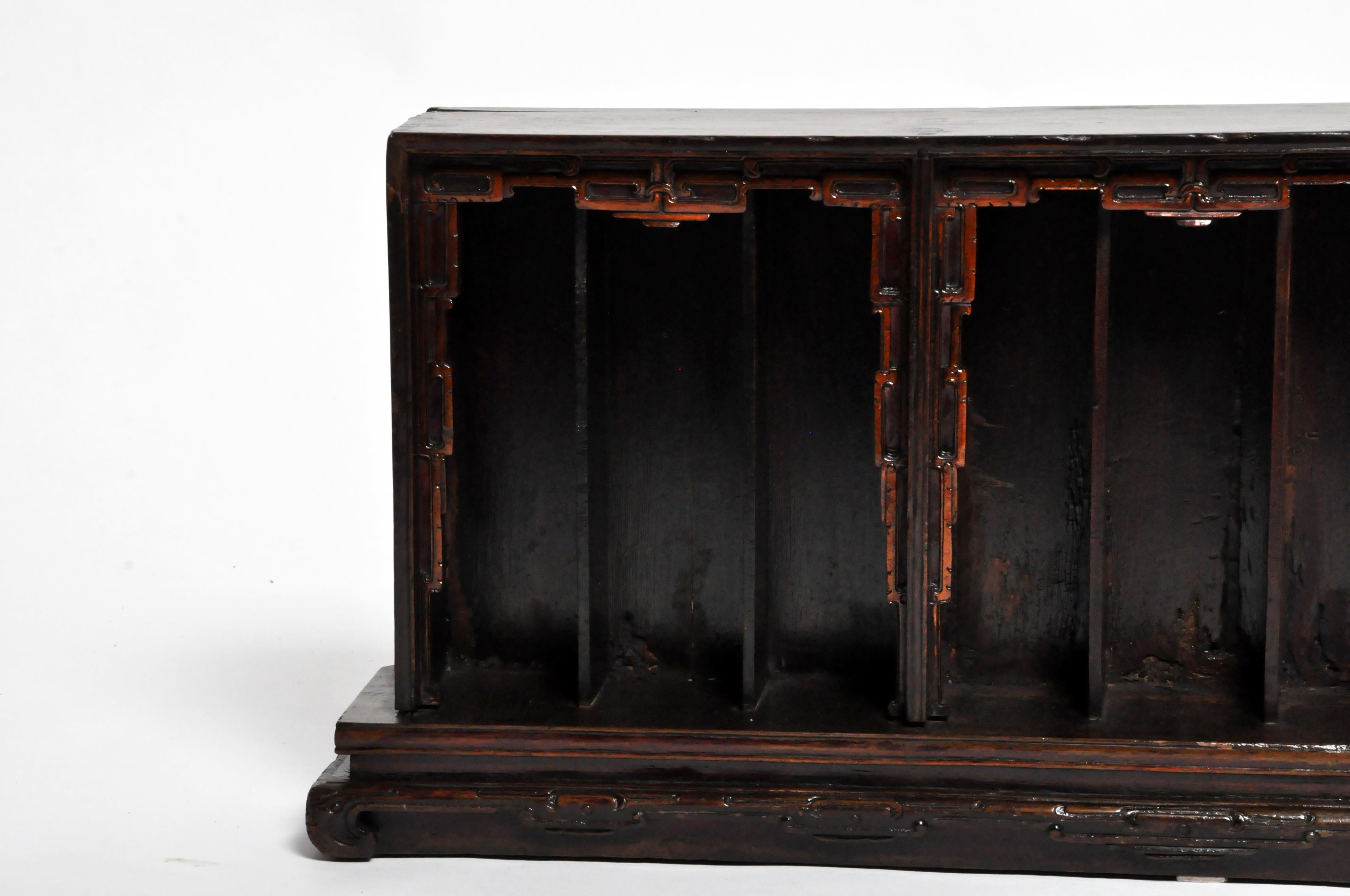 Elm Chinese Shrine Display Stand