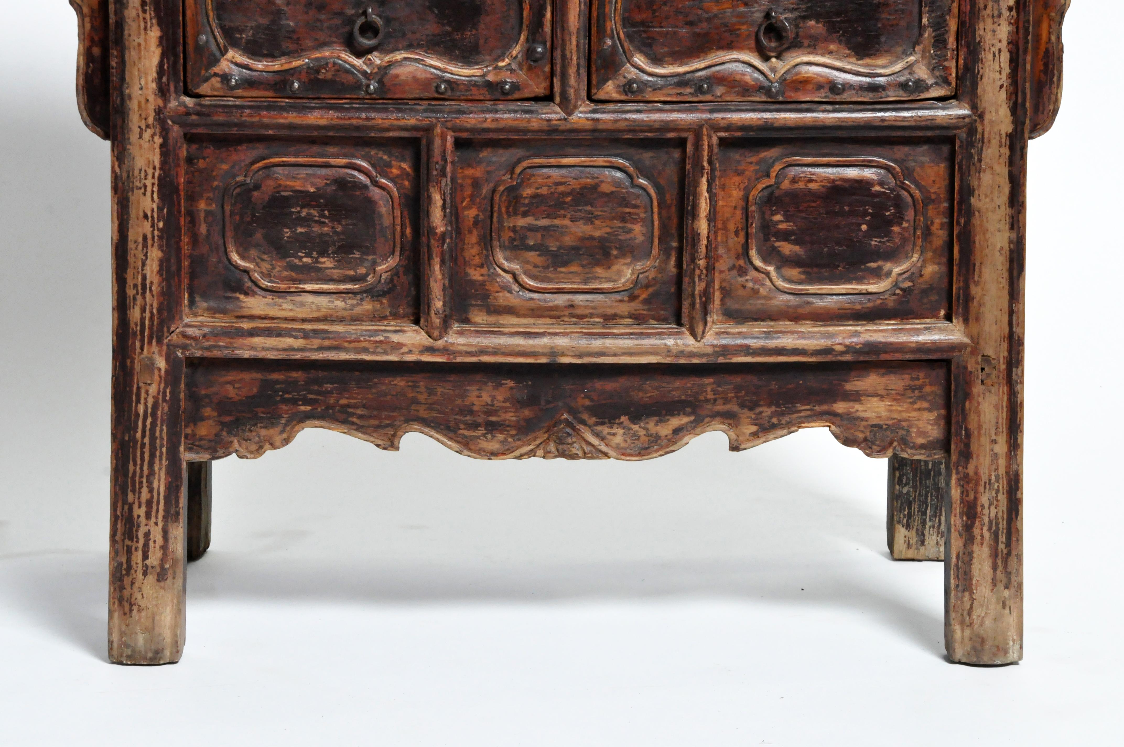 Chinese Side Chest with Carved Decoration 1