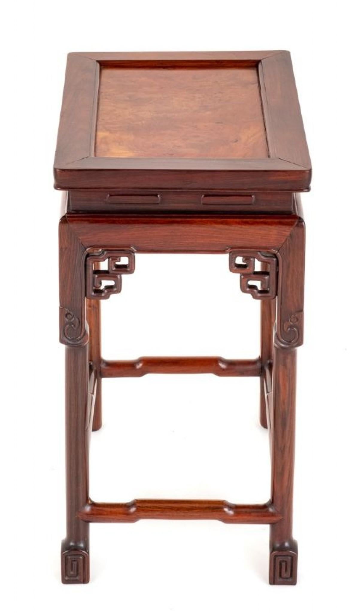 Chinese Side Table Antique Hardwood, 1920 3