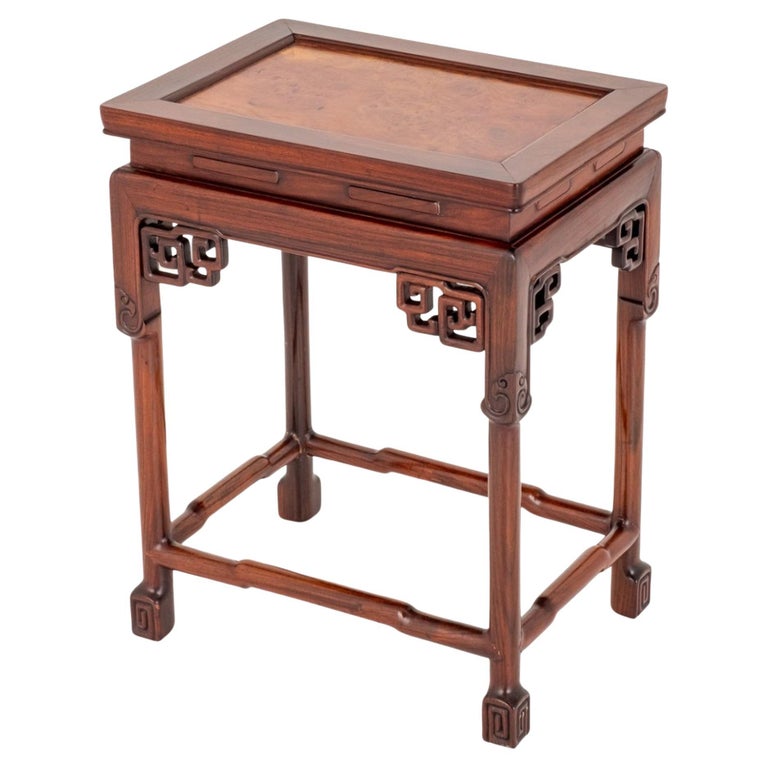 Chinese Side Table Antique Hardwood, 1920 For Sale at 1stDibs