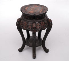 Chinese Side Table Hand Carved, 1920/30