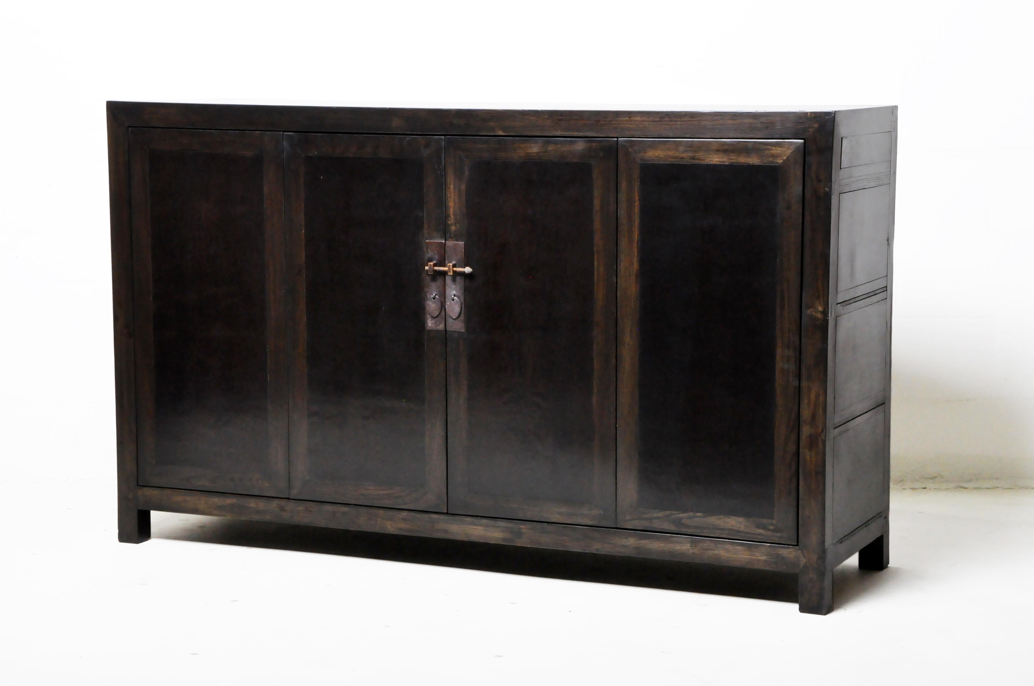 Chinese Sideboard with a Pair of Bi-Fold Doors 9