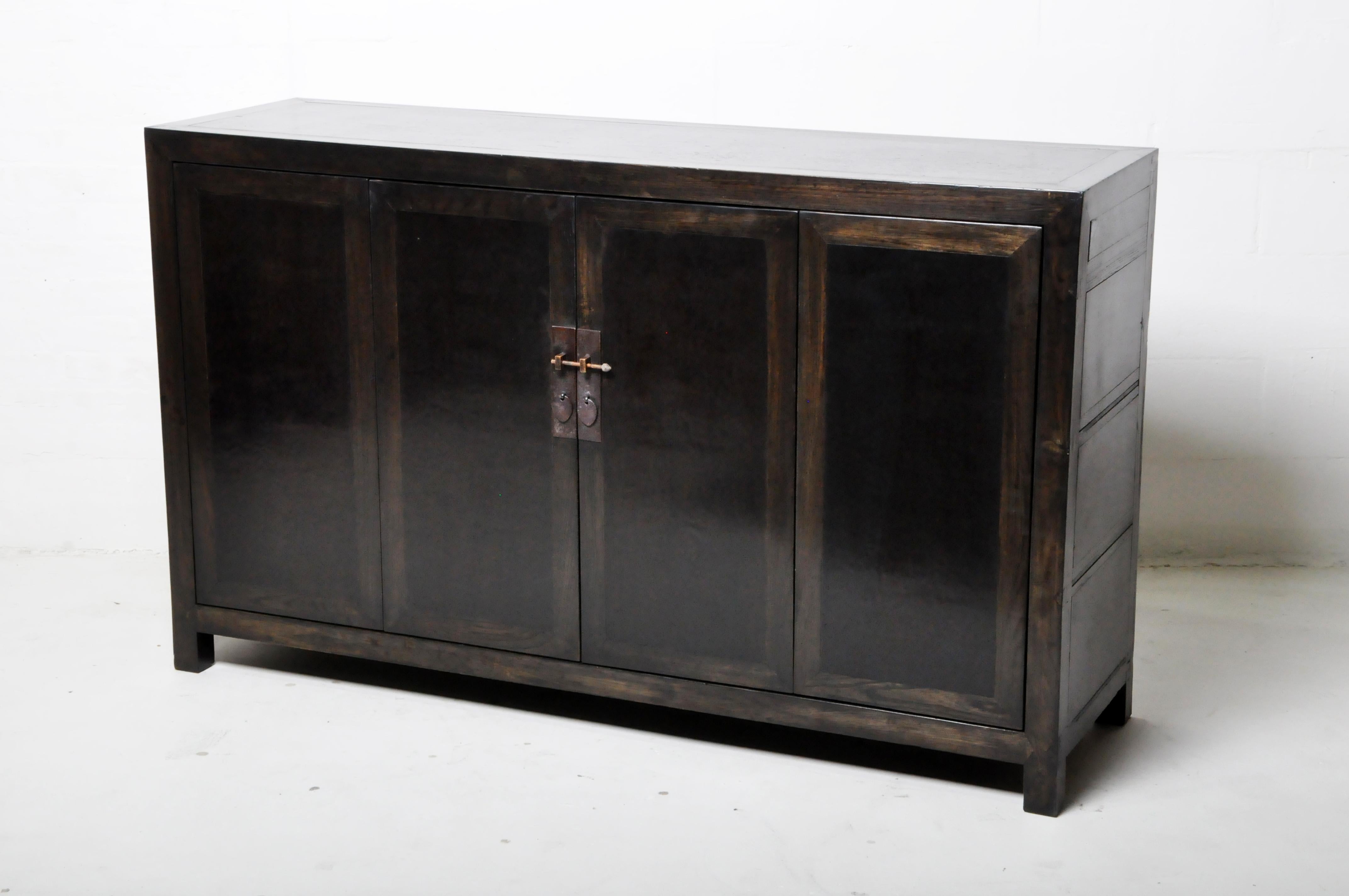 Chinese Sideboard with a Pair of Bi-Fold Doors 10