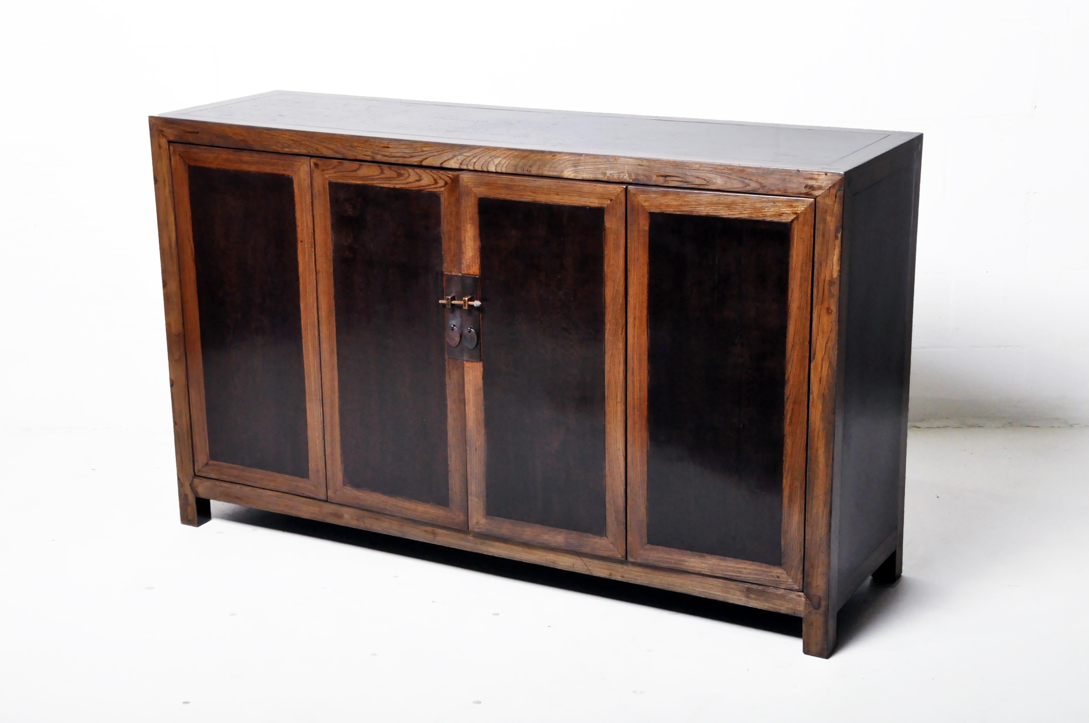 20th Century Chinese Sideboard with a Pair of Bi-Fold Doors