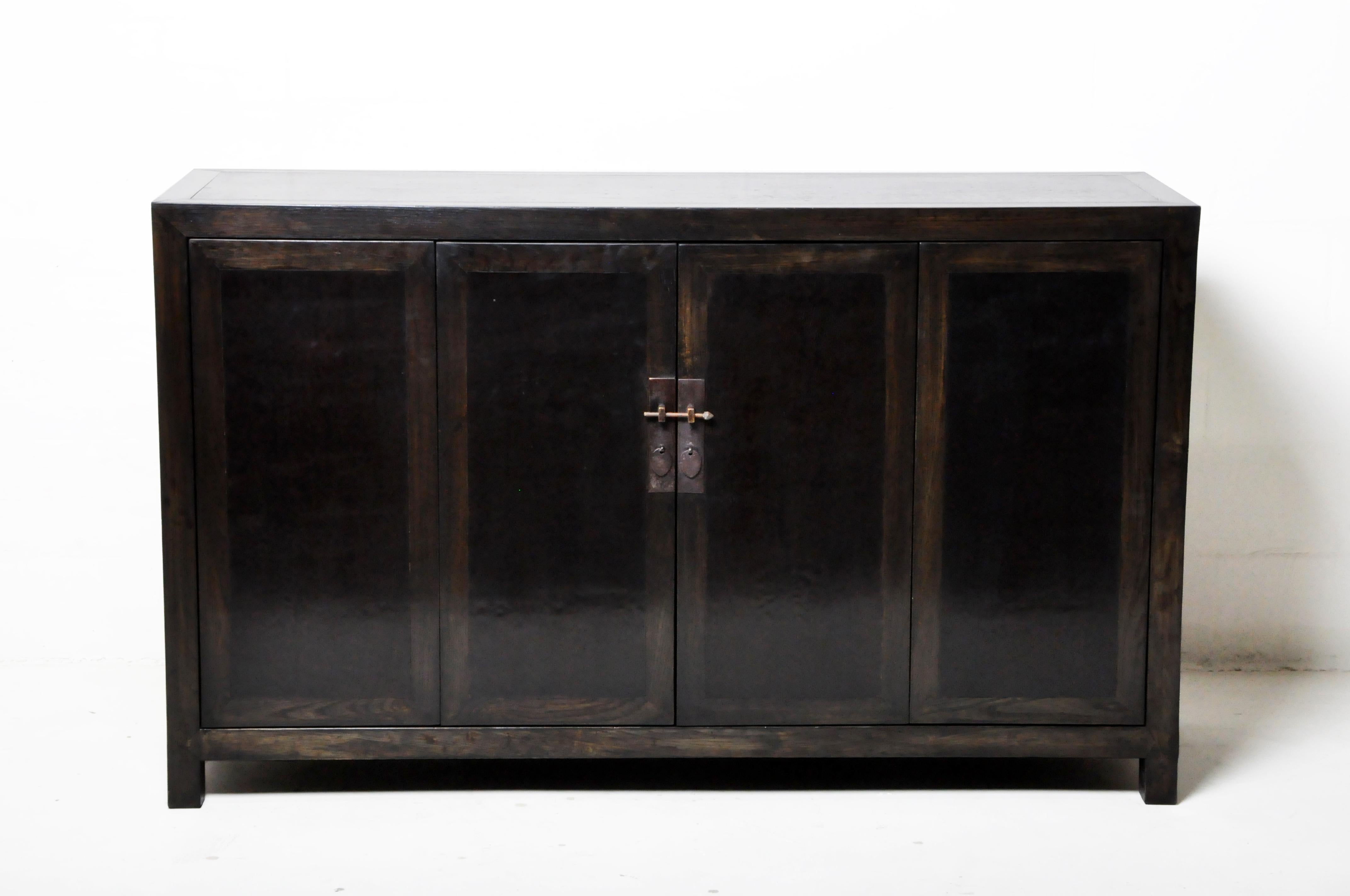 20th Century Chinese Sideboard with a Pair of Bi-Fold Doors