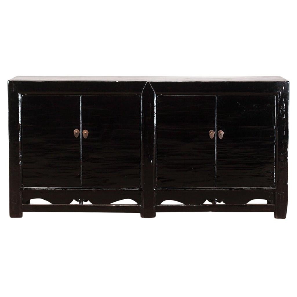 Chinese Sideboard with Four Doors and Restoration