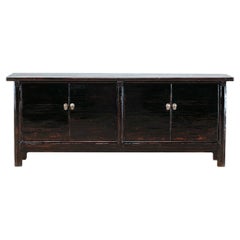 Chinese Sideboard with Four Doors and Restoration