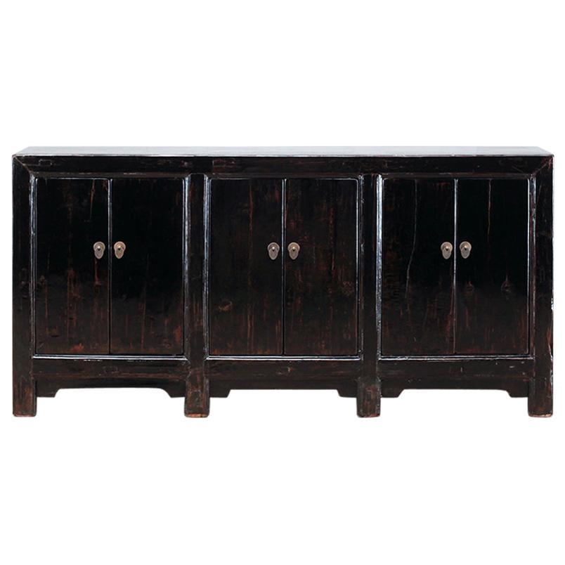 Chinese Sideboard with Six Doors and Restoration