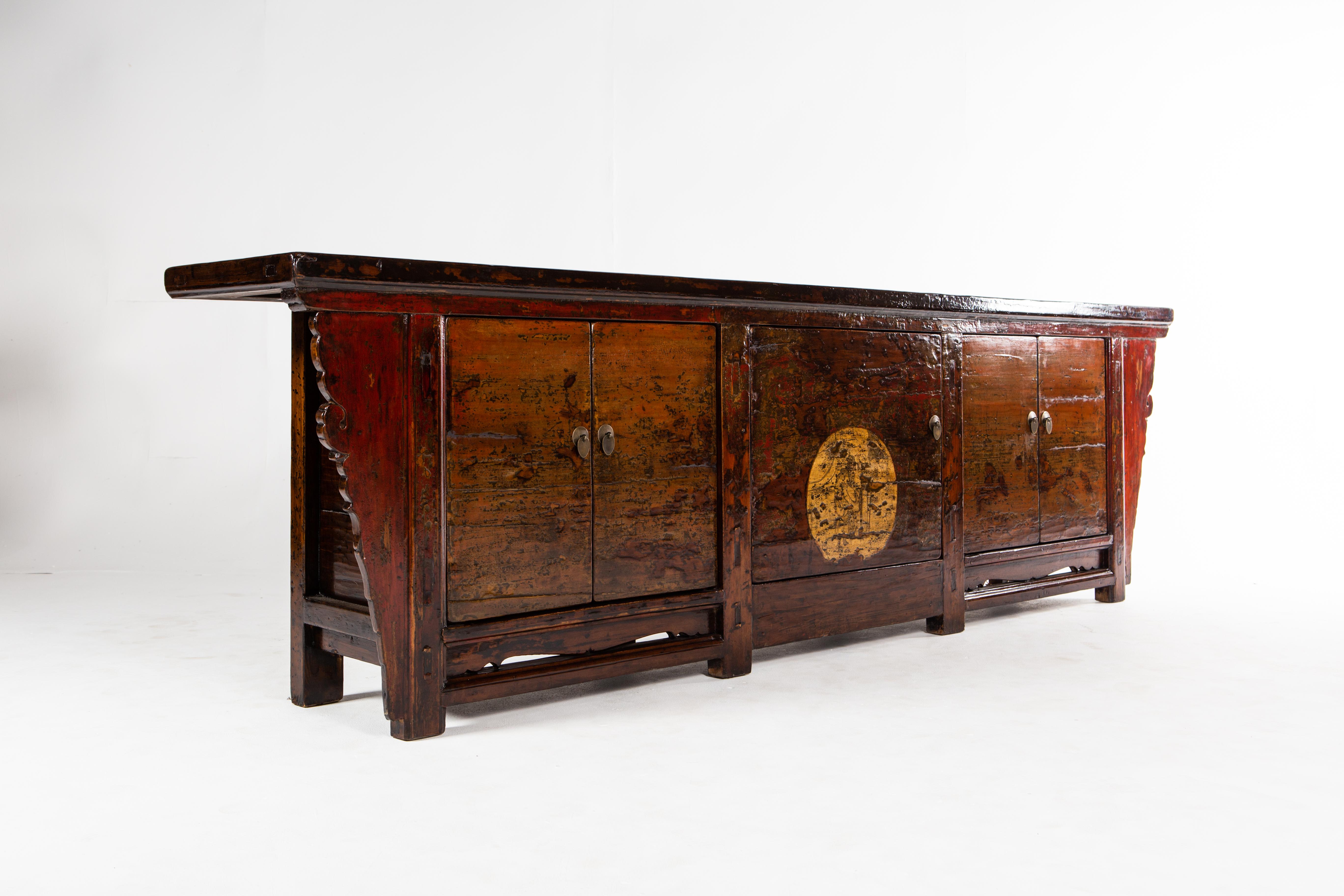 Chinese Sideboard with Three Pairs of Doors 2