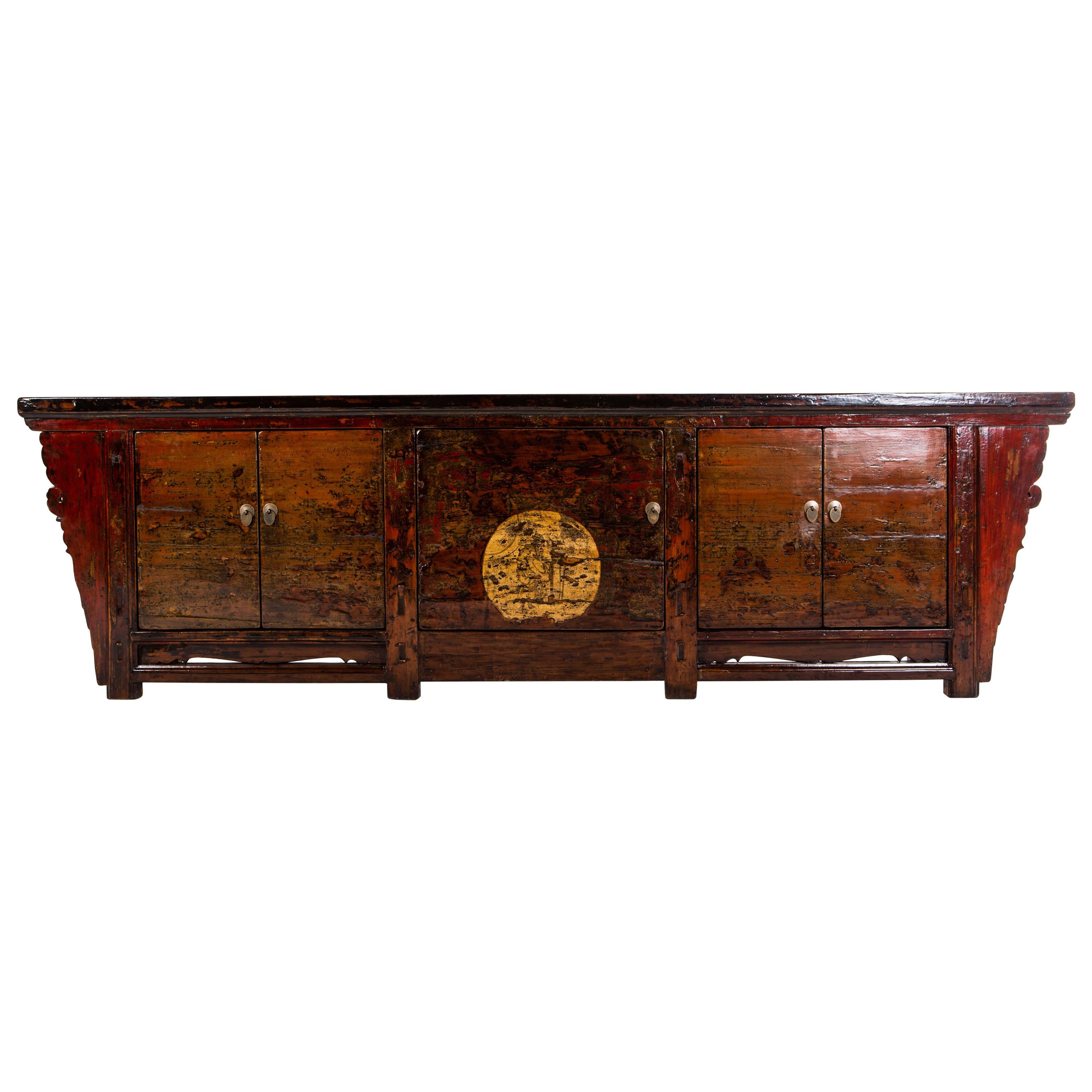 Chinese Sideboard with Three Pairs of Doors