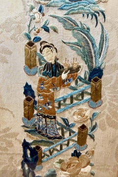 Chinese Silk Embroidered Panels