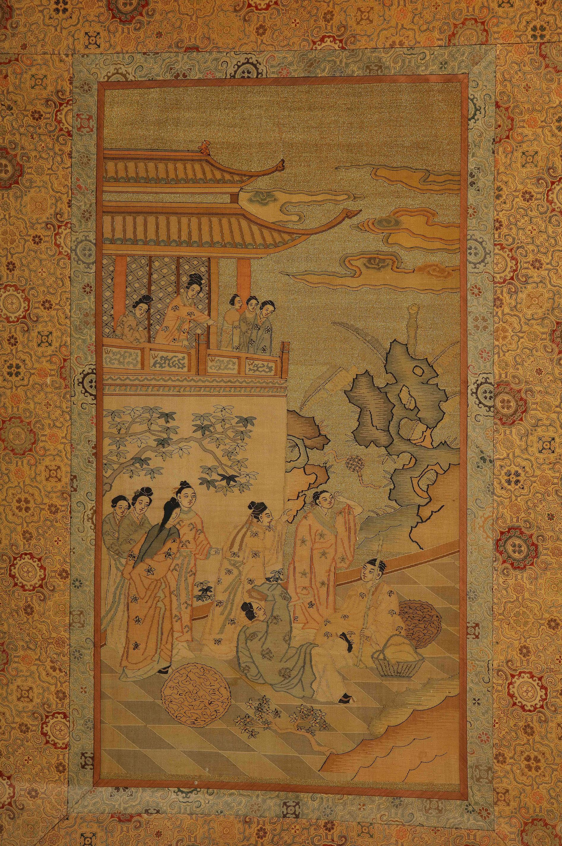 Chinese Silk Woven Panel For Sale 1