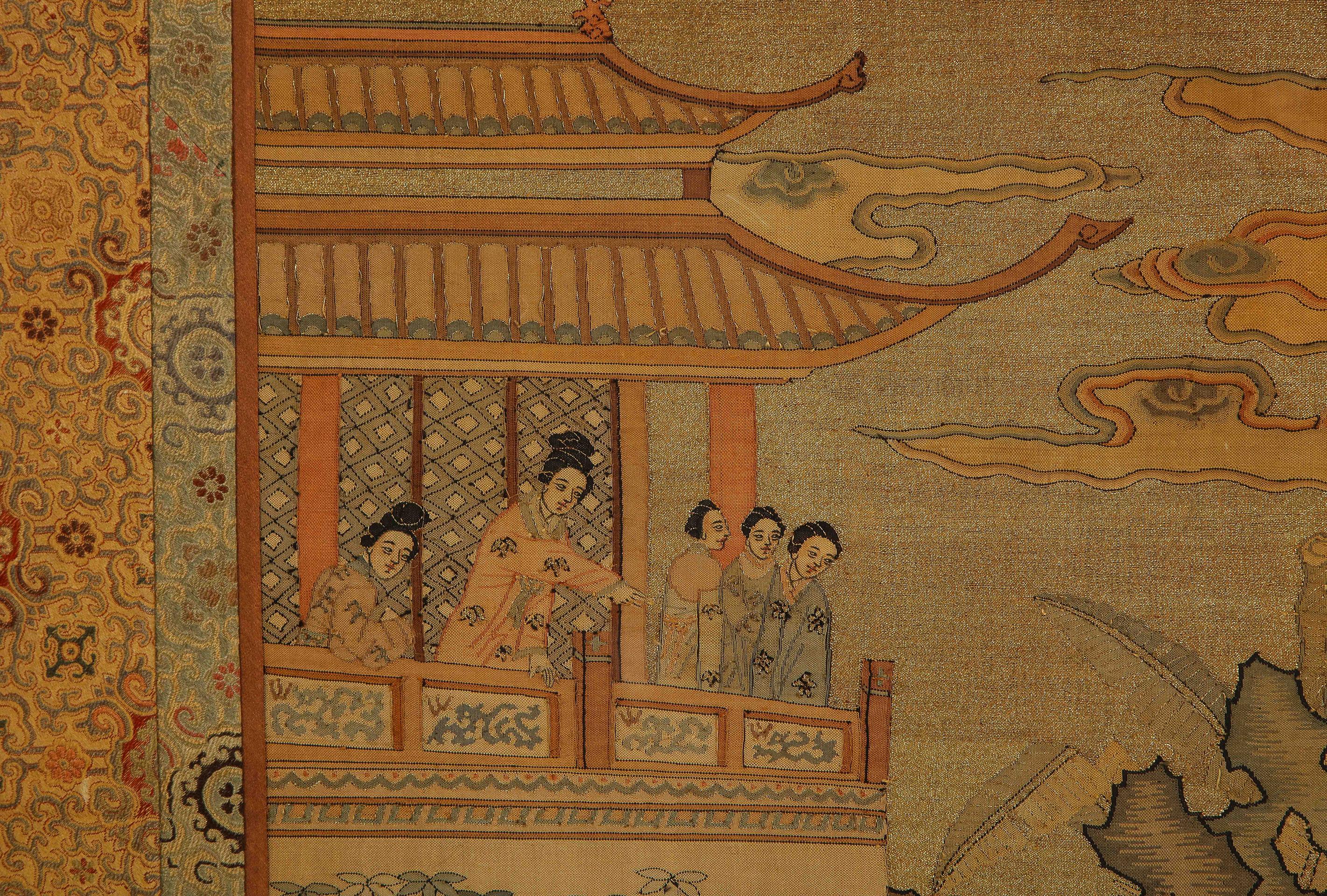 Chinese Silk Woven Panel For Sale 3